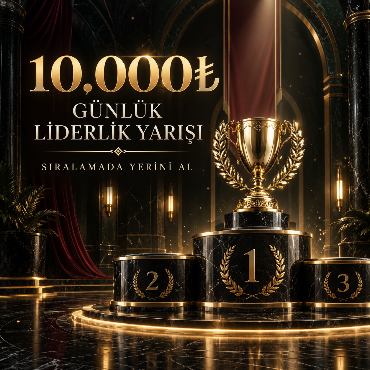 10.000 TL günlük liderlik yarışı