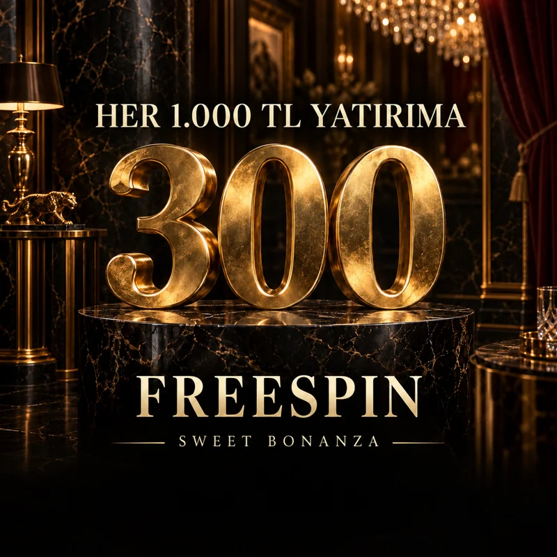 Her 1.000 TL Yatırıma 300 Freespin